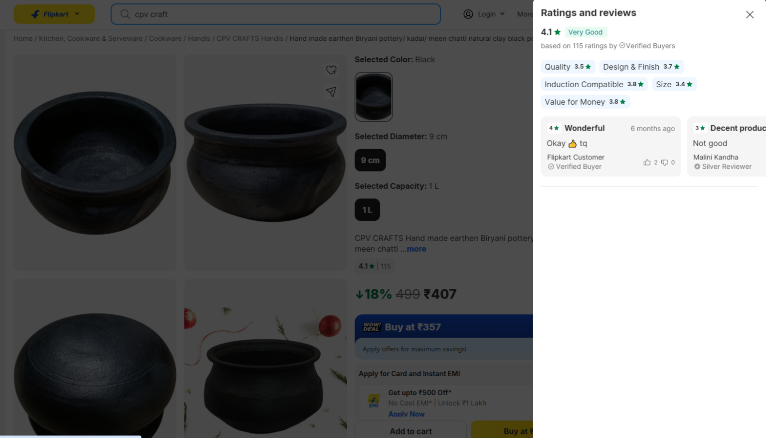 Clay Cookware Online | Handicrafts items | ChennaiPots | Bring your ...
