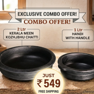 Kerala Meen chatti 2 ltrs & Handi 1 ltr (Combo)